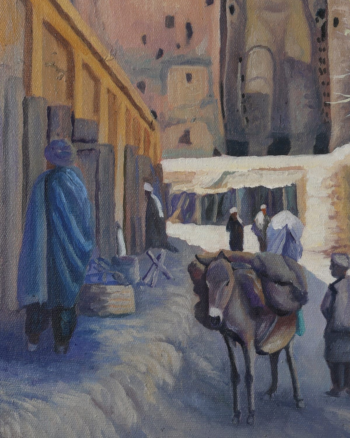 Bamiyan Buddha Oil Painting