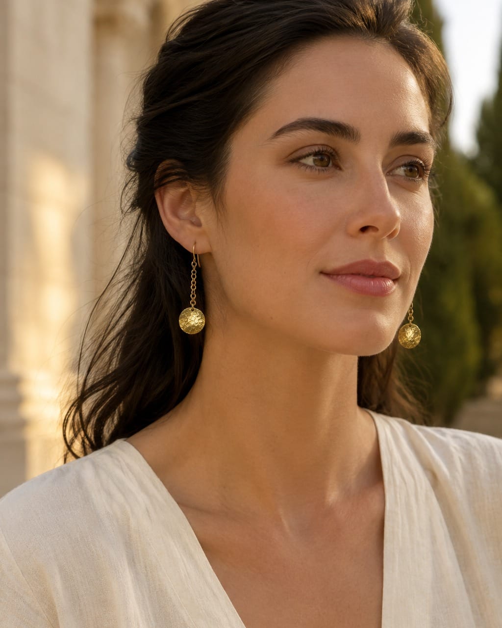 Royal Design Brass Earrings