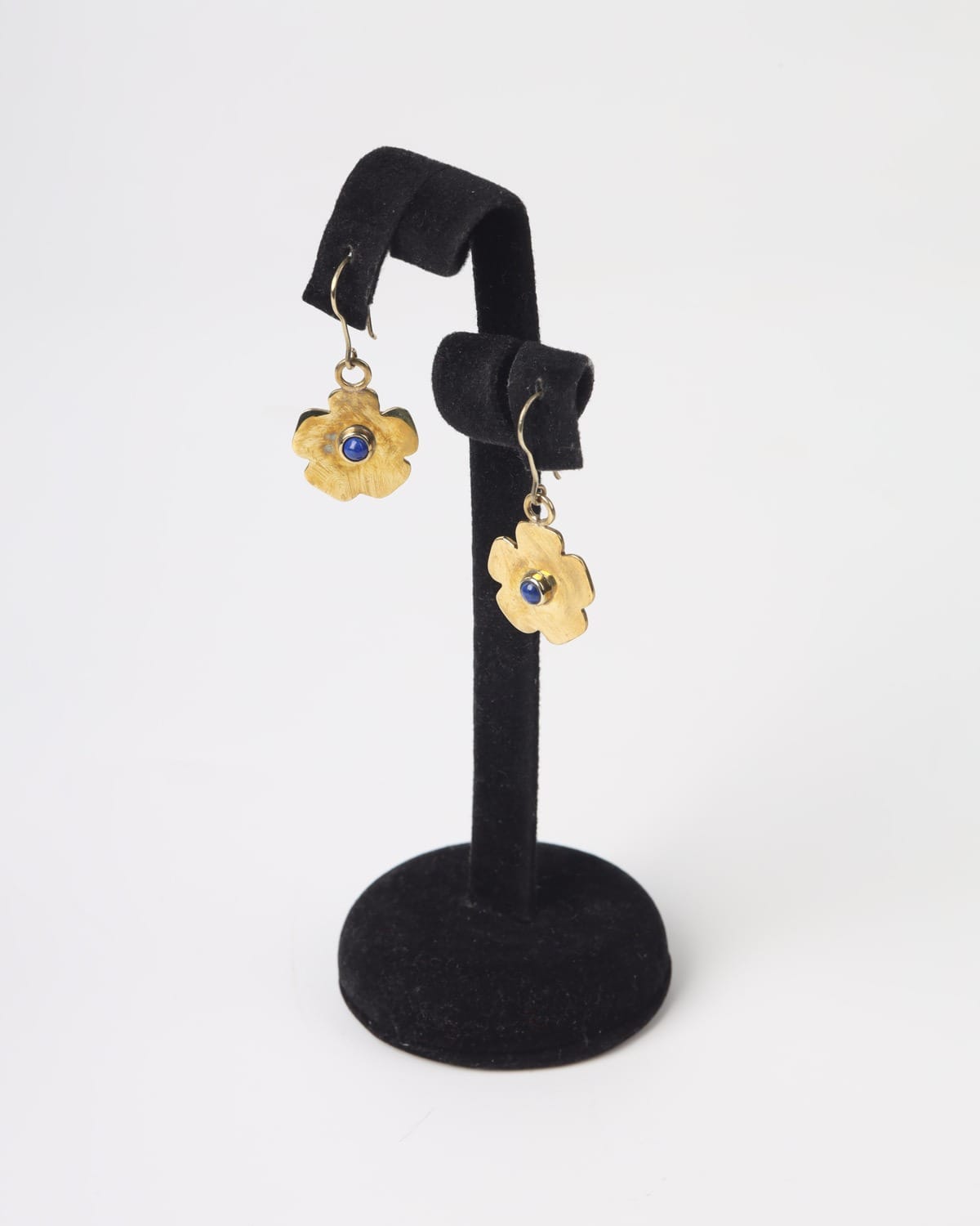 Lapis Flower Earrings