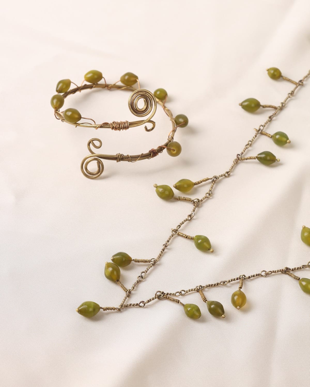 Green Shah Maqsud Jewelry Set