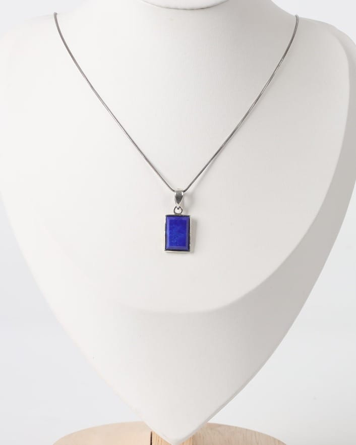 Lapis Lazuli Silver Pendant