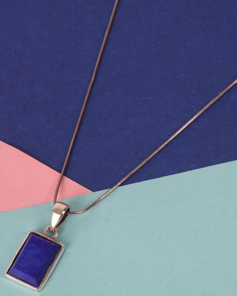 Lapis Lazuli Silver Pendant