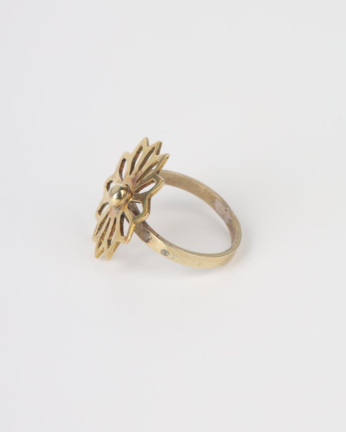 Floral Brass Ring