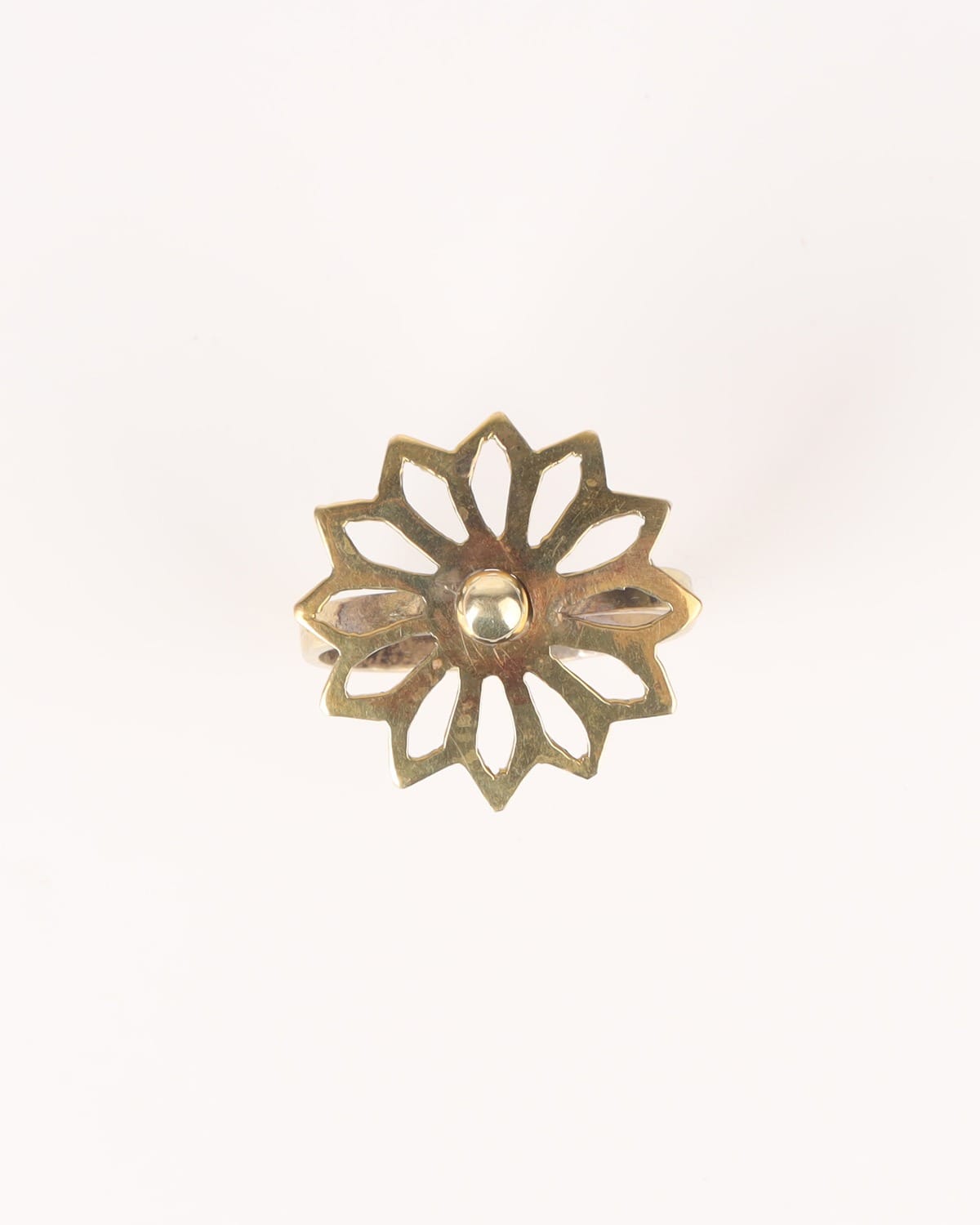 Floral Brass Ring