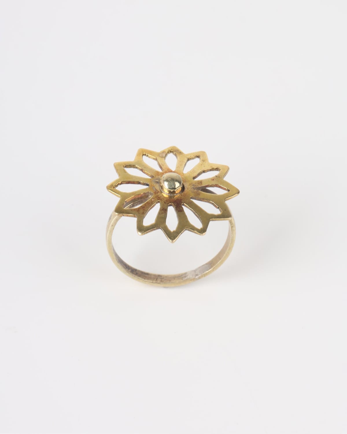 Floral Brass Ring