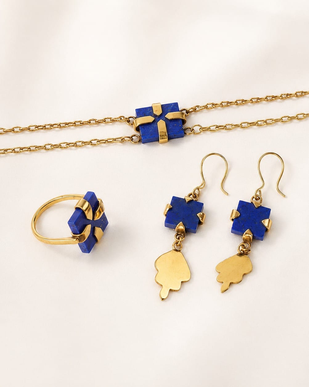 Lapis Lazuli 3-Piece Jewelry Set