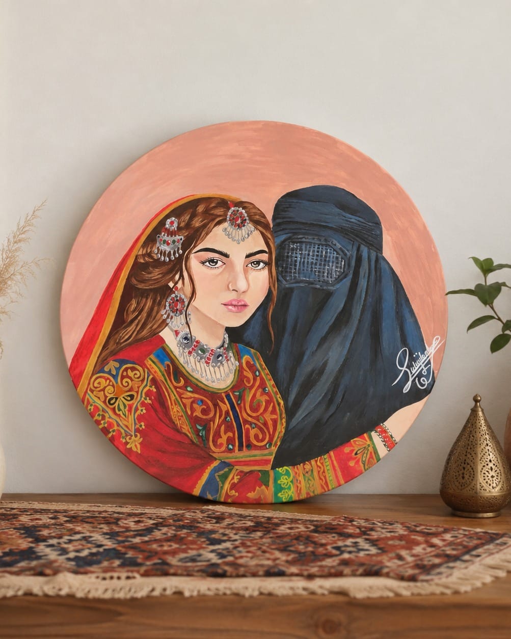 Afghan Women painting wall art