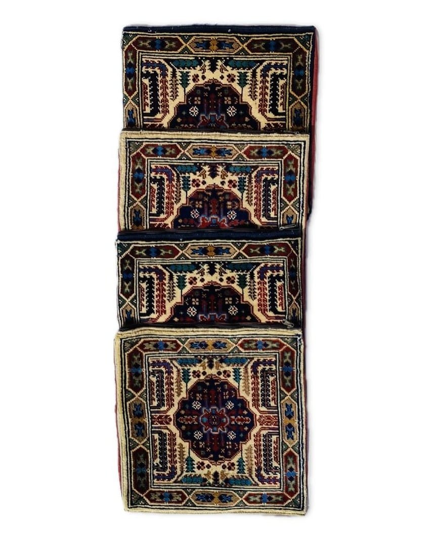 Weaved Shakha Naqsha Cushion