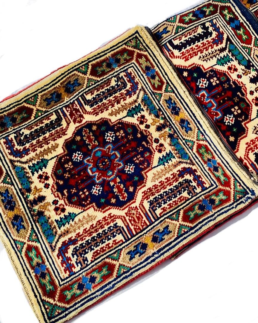 Weaved Shakha Naqsha Cushion