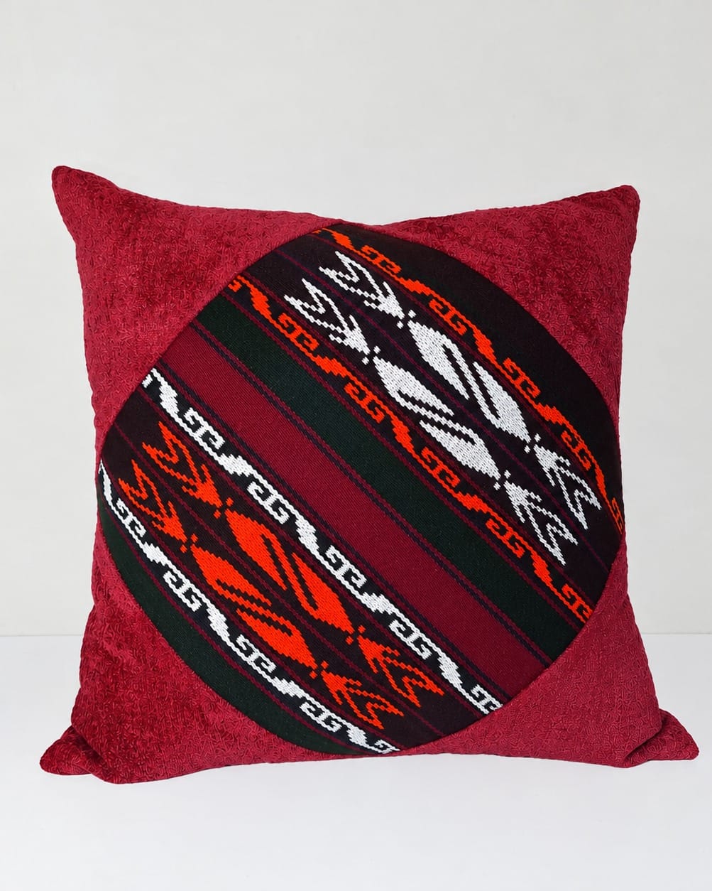 Handwoven Qajari Home Set Pillow Table Runner