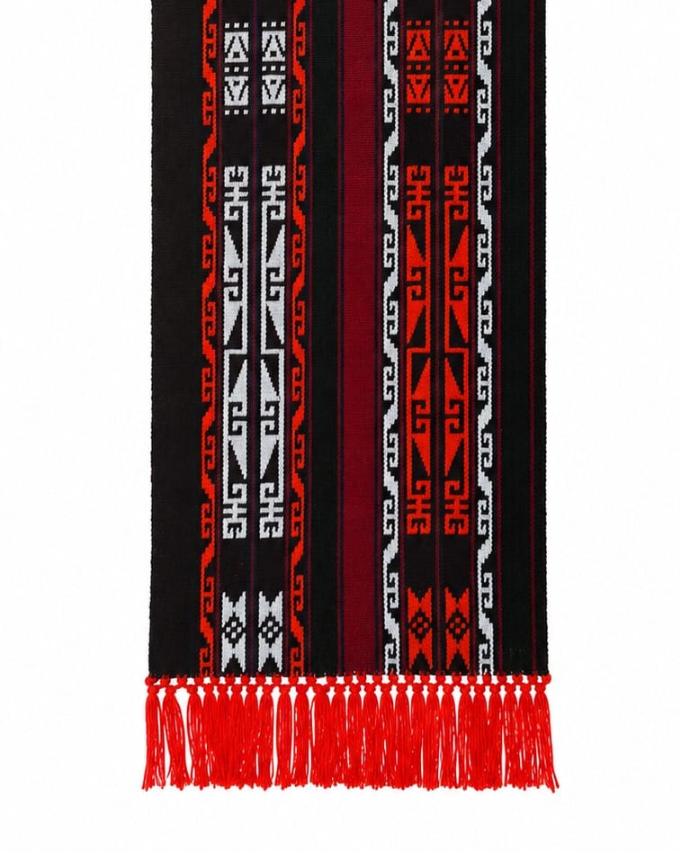 Handwoven Qajari Home Set Pillow Table Runner