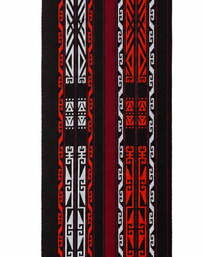 Handwoven Qajari Home Set Pillow Table Runner