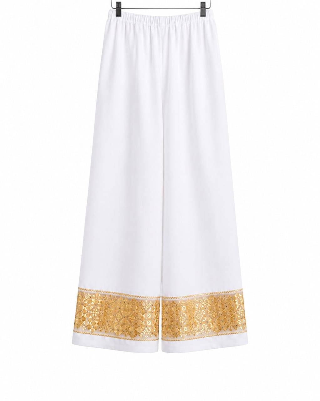 White Pants Women’s Herati Embroidered Tanban