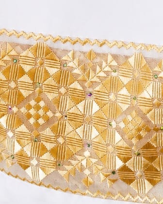 White Pants Women’s Herati Embroidered Tanban