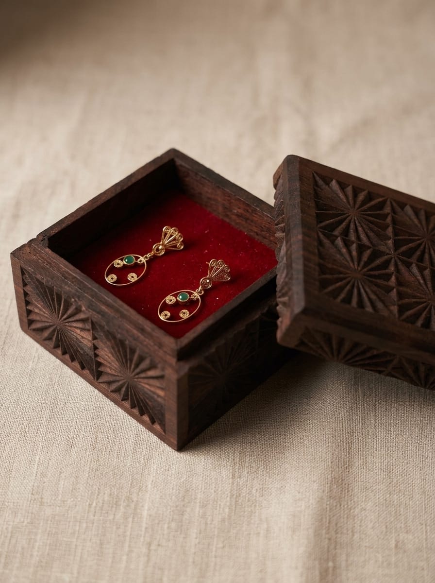 Jewelry & Gift Box – Dark Walnut