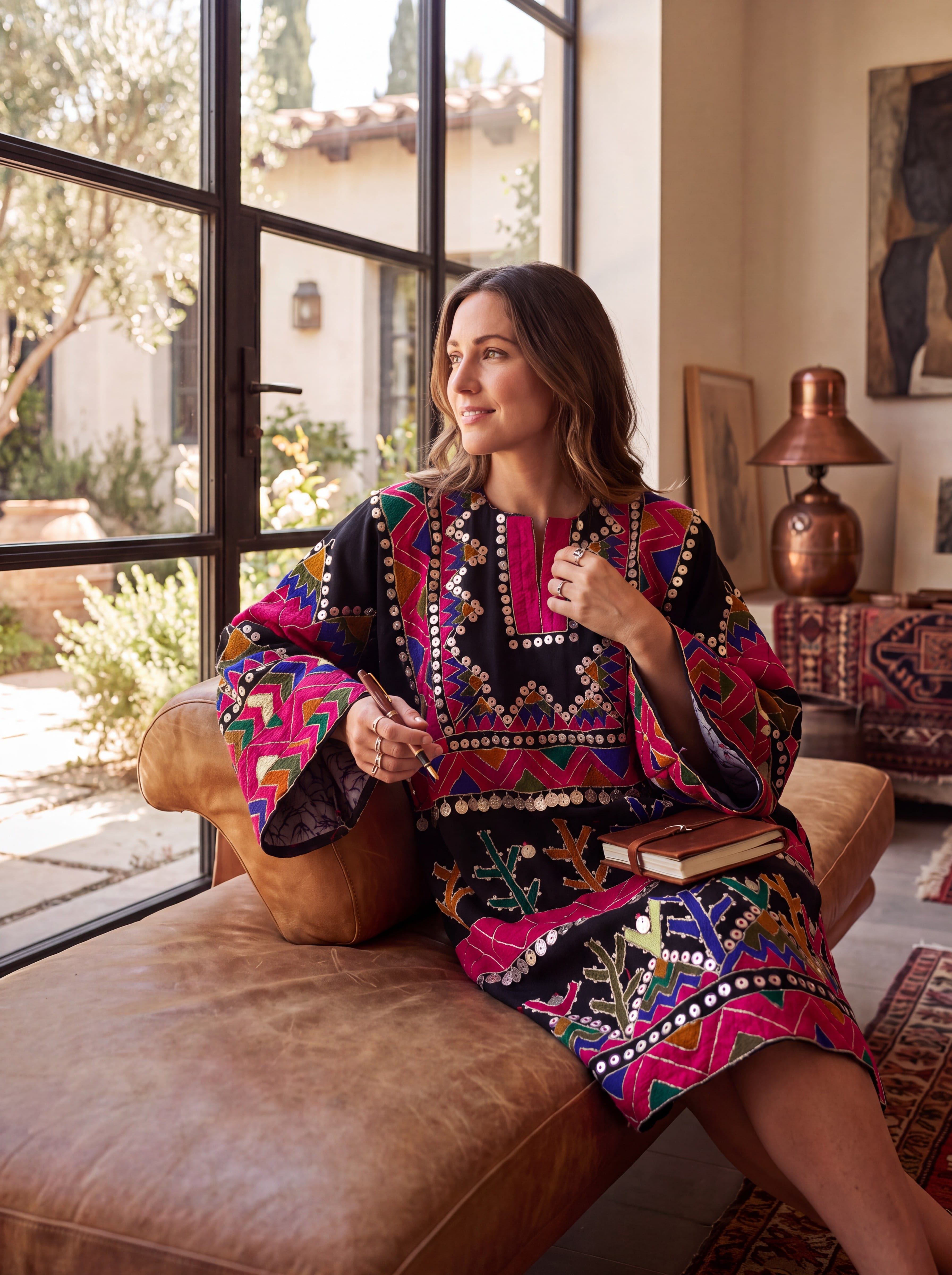 Pirani Dress | Handcrafted Afghan Cotton Embroidered Dress