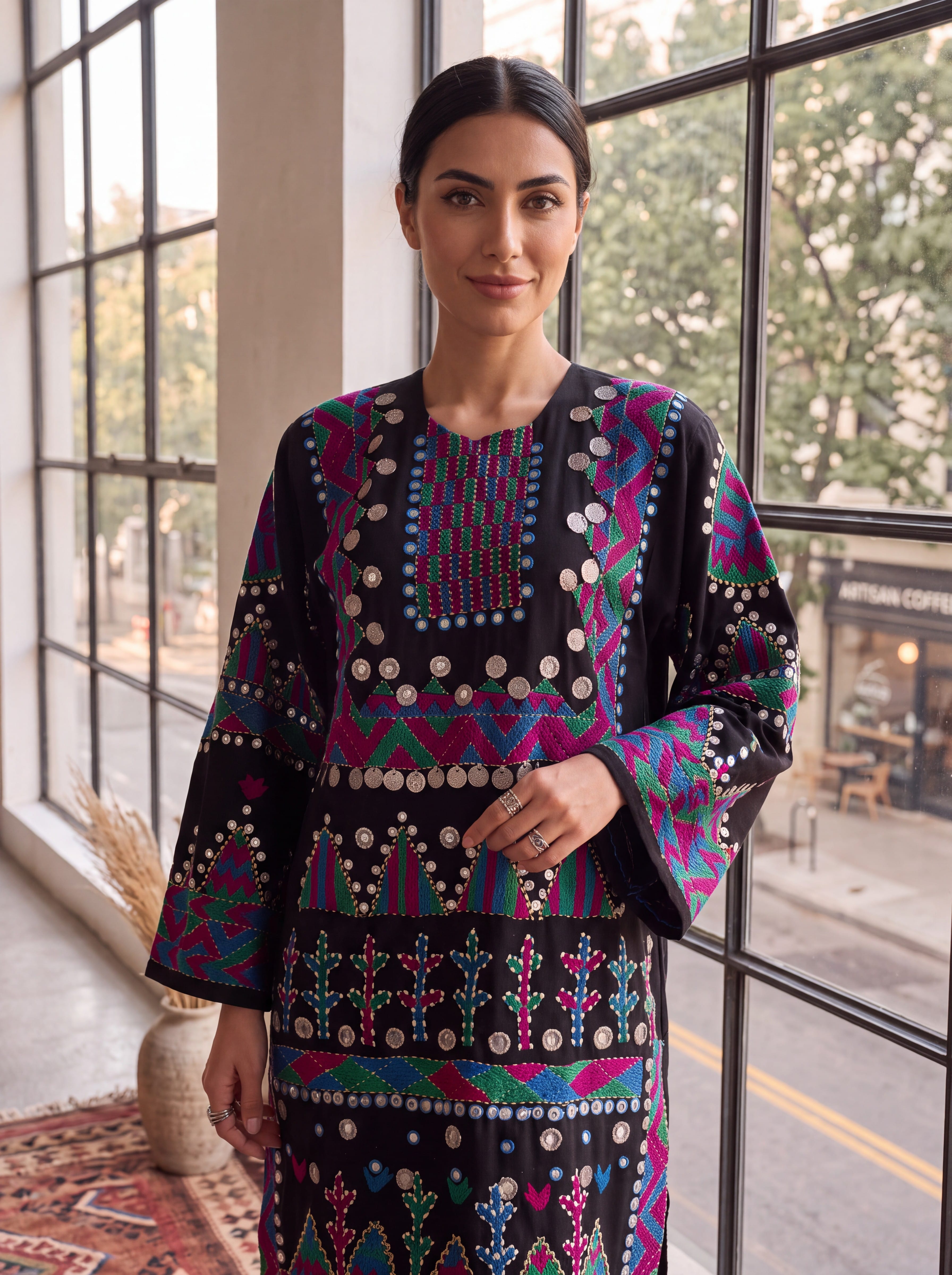 Pirani Dress | Handcrafted Embroidered Afghan Dress