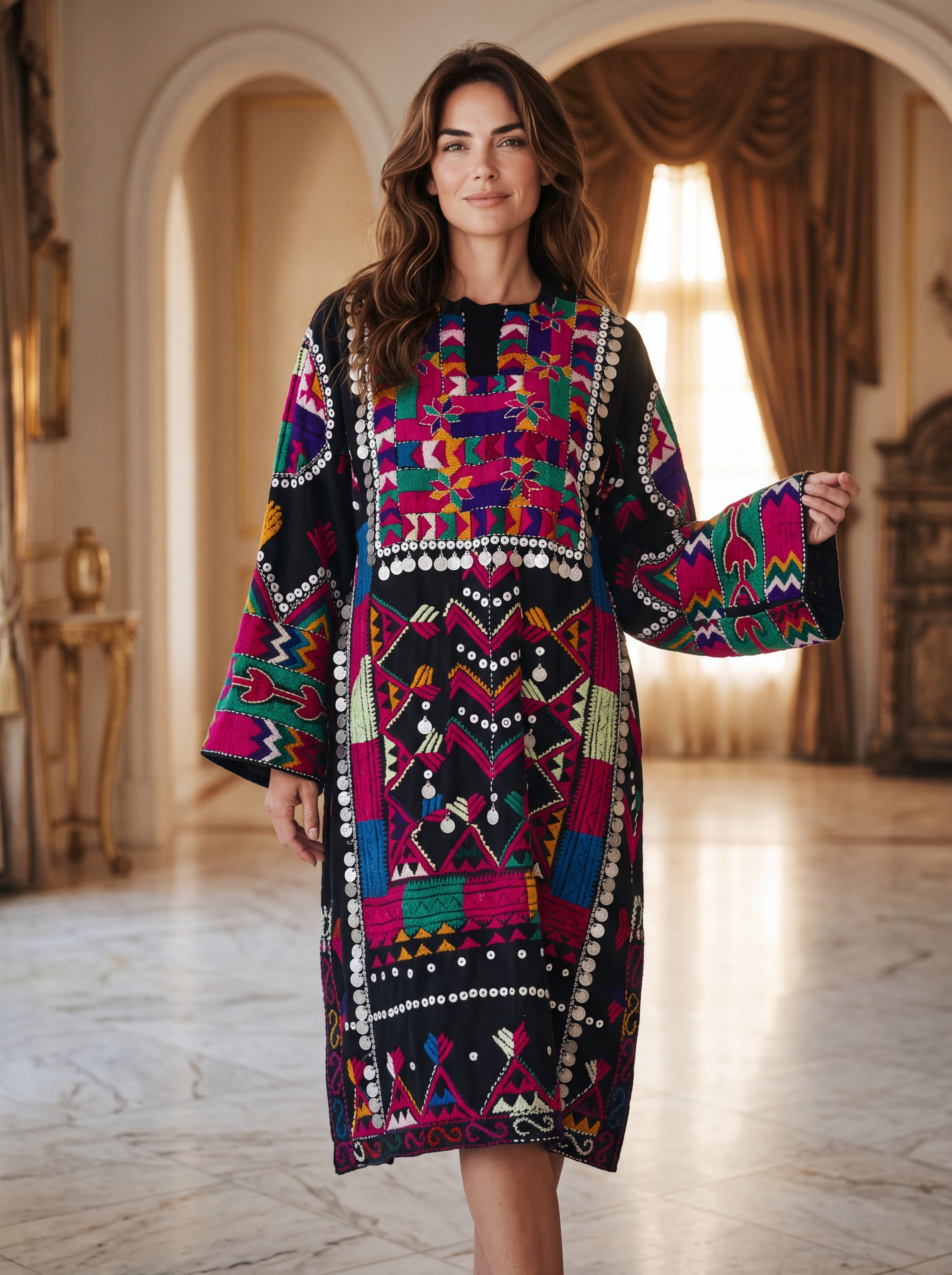 Pirana Handcrafted Embroidered Dress | Traditional Afghan Cotton Dress
