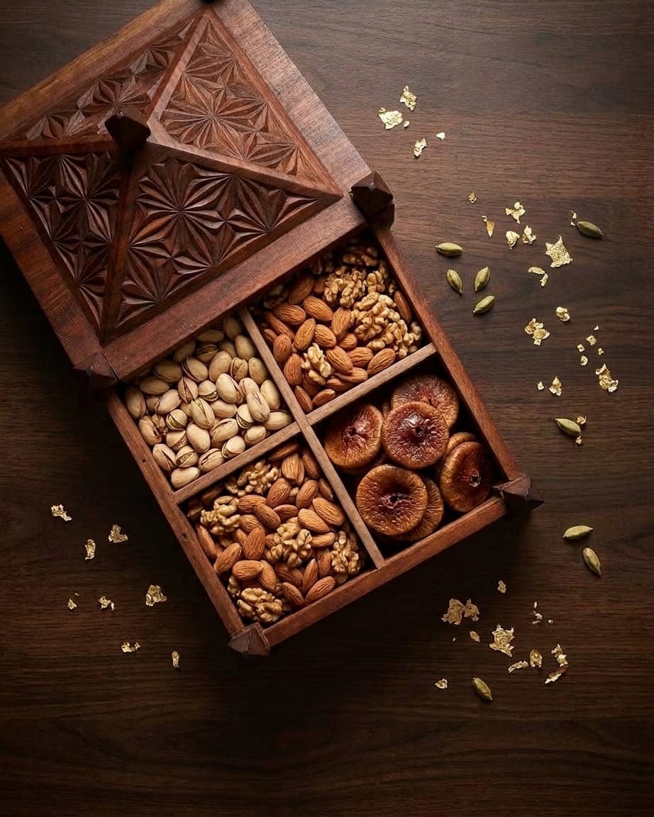 Handcrafted Walnut Wood Fruit Tray