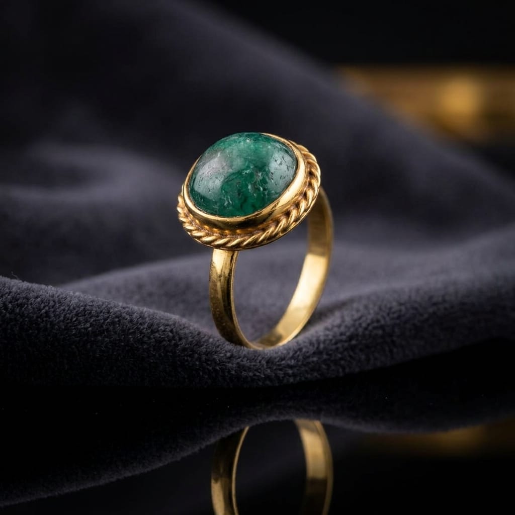 Green Emerald Ring